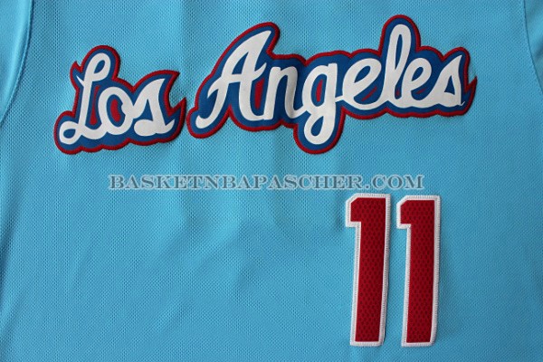 Maillot Manche Courte Los Angeles Clippers Crawford Bleu